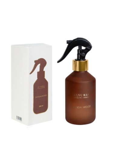 ALVORIA SANDALWOOD purškiamasis namų kvapas, 250 ml. ALVORIA SANDALWOOD purškiamasis namų kvapas, 250 ml.