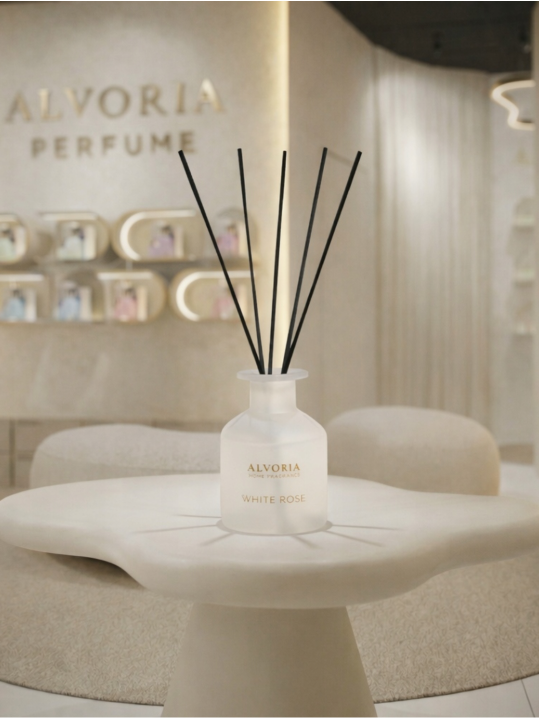 WHITE ROSE – Namų Kvapas ALVORIA 120 ml. 1