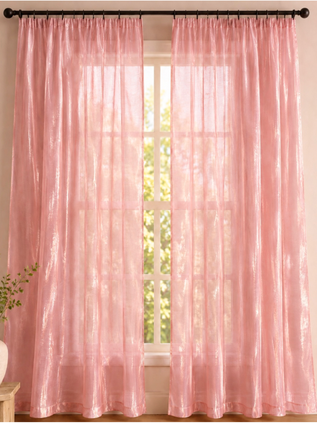 Dieninių užuolaidų audinys, Organza