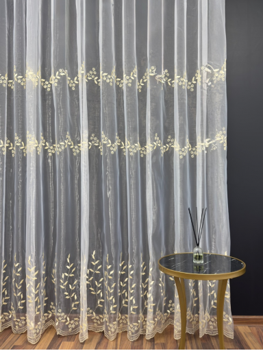 Dieninių užuolaidų audinys Organza Dieninių užuolaidų audinys Organza