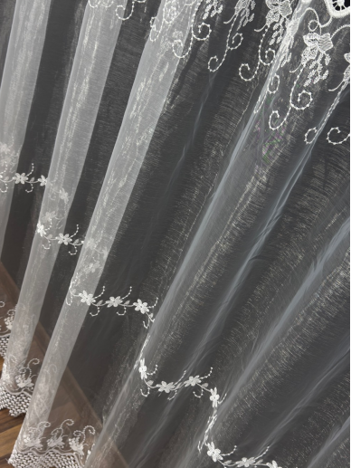 Dieninių užuolaidų audinys, Organza 1 Dieninių užuolaidų audinys, Organza 1