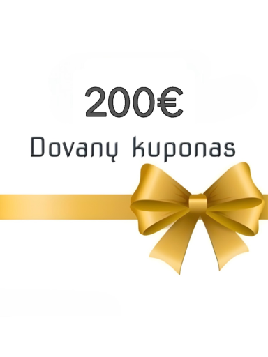 Dovanų kuponas 200€ Dovanų kuponas 200€