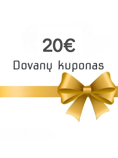 Dovanų kuponas 20€ Dovanų kuponas 20€
