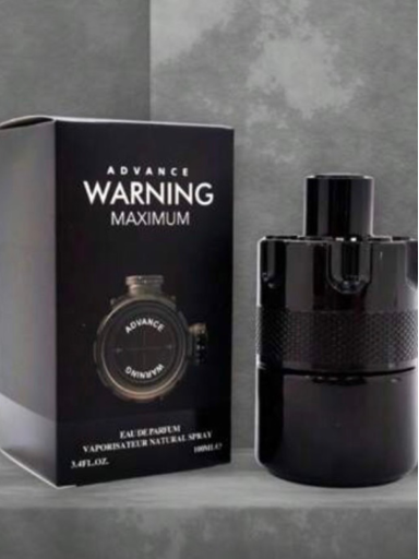 VYRIŠKI KVEPALAI ADVANCE WARNING MAXIMUM LOVALI 100ML VYRIŠKI KVEPALAI ADVANCE WARNING MAXIMUM LOVALI 100ML